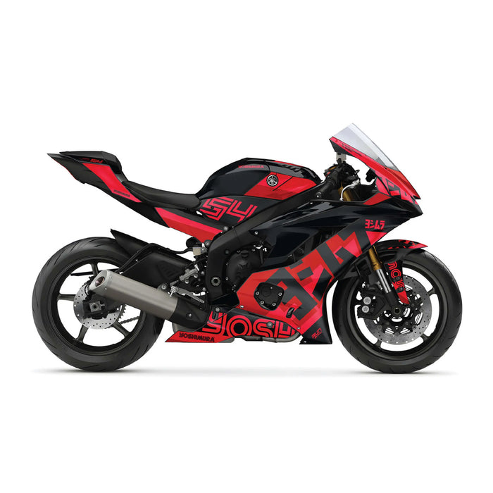 Yamaha YZF R6 Yoshi Graphic Kit 2017 - 2024 Models Bikerz Kingdom