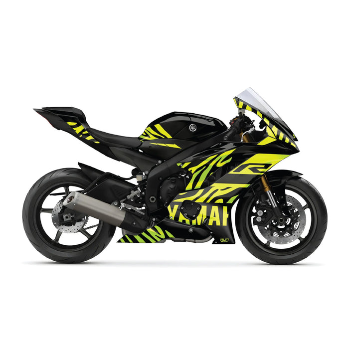 Yamaha YZF R6 Tiger Graphic Kit 2017 - 2024 Models Bikerz Kingdom
