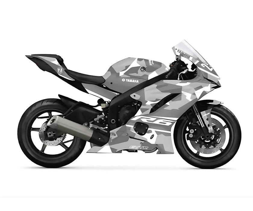 Yamaha YZF R6 Cameo Graphic Kit 2017 - 2024 Models Bikerz Kingdom