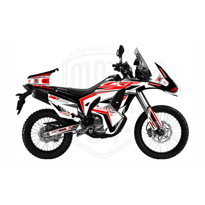 Honda CRF250 RALLY 2017-2022 Bright Lines Theme Graphic Kit Bikerz Kingdom