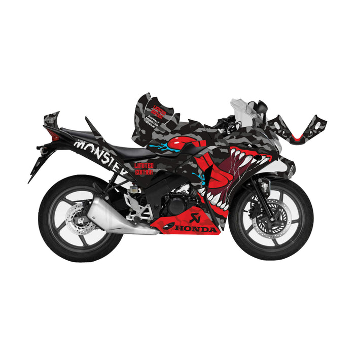 Honda CBR 125 2011-2017 Asphalt Monster Theme Graphic Kit