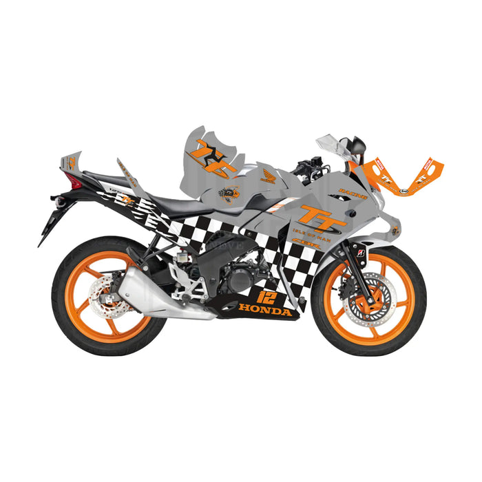 Honda CBR 125 2011-2017 IOM T Theme Graphic Kit Decal Wrap Set Bikerz Kingdom