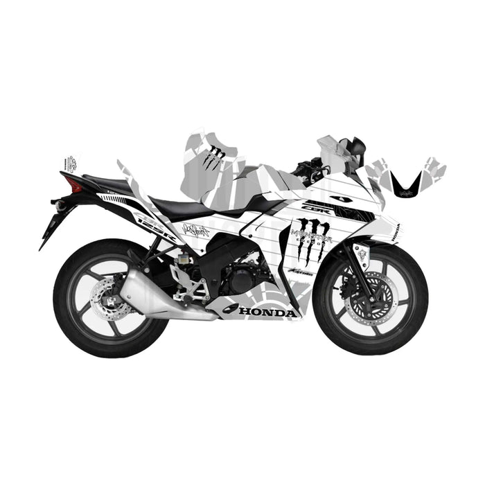 Honda CBR 125 2011-2017 Monster Energy Graphic Kit Decal Wrap Set Bikerz Kingdom