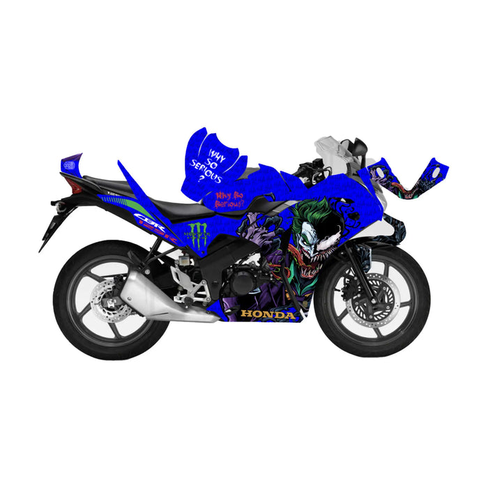 Honda CBR 125 2011-2017 Joker & Venom Theme Decal Wrap Bikerz Kingdom