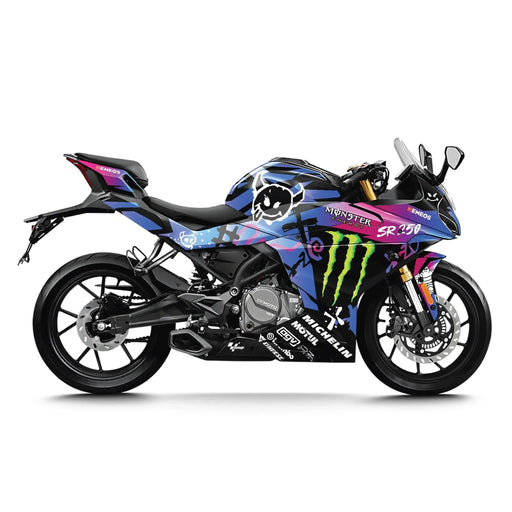 CF MOTO 250 / 300 SR Graphic Kit Monster Design Bikerz Kingdom
