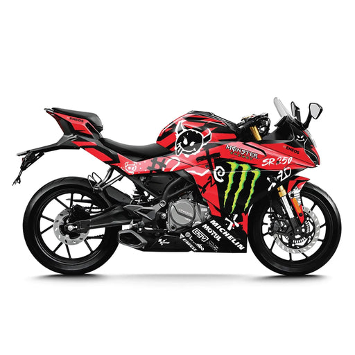 CF MOTO 250 / 300 SR Graphic Kit Monster Design Bikerz Kingdom