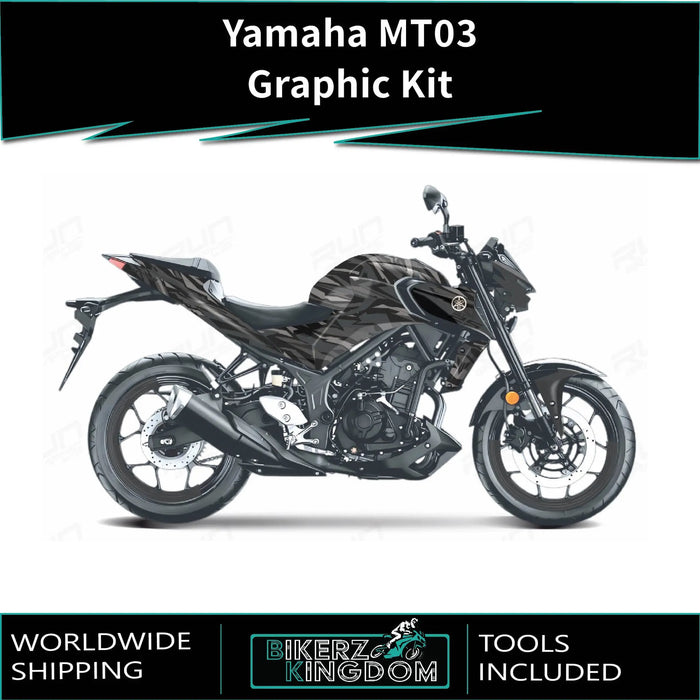 YAMAHA MT03 Funky Graphic Kit 2014-2024 Models Bikerz Kingdom