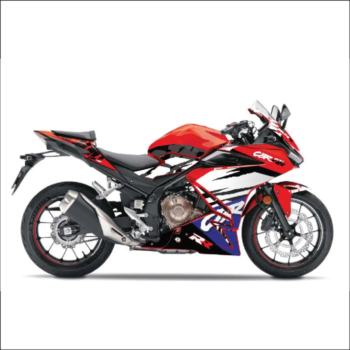 Honda CBR 500 2019 - 2023 RR Race Graphic Kit Red Sport Bikerz Kingdom