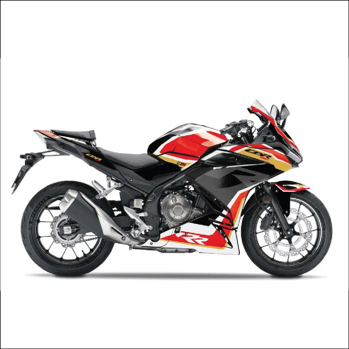 Honda CBR 500 2019 - 2023 RR Classic Graphic Kit Red Bikerz Kingdom