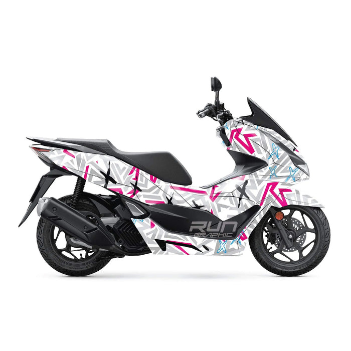 Honda PCX 125 2025 X's Graphic Kit Full Decals Bikerz Kingdom