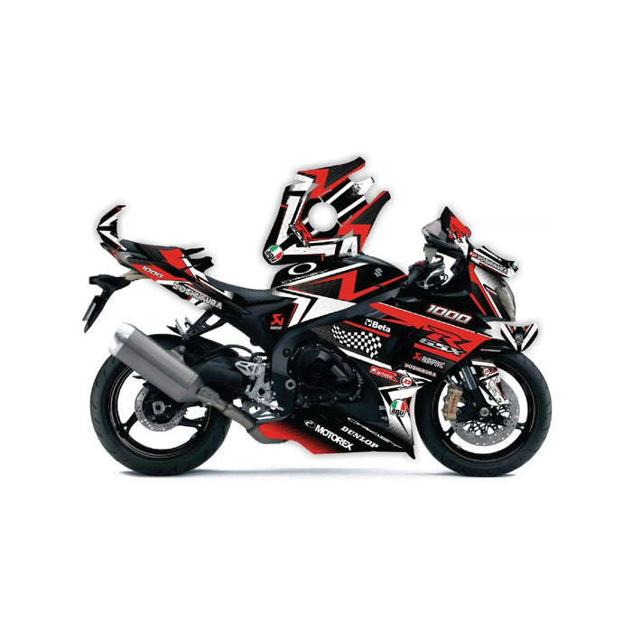 SUZUKI GSX-R 1000 2009-2013 Graphic Kit - Bikerz Kingdom