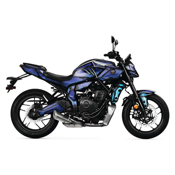 YAMAHA MT07 Cartoon Graphics Kit 2025 Model Decal Set Bikerz Kingdom
