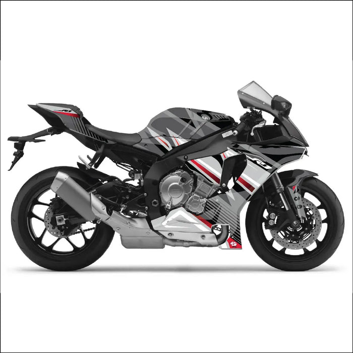 Yamaha YZF R1 Race Stripes Graphic Kit 2015-2024 Models Bikerz Kingdom