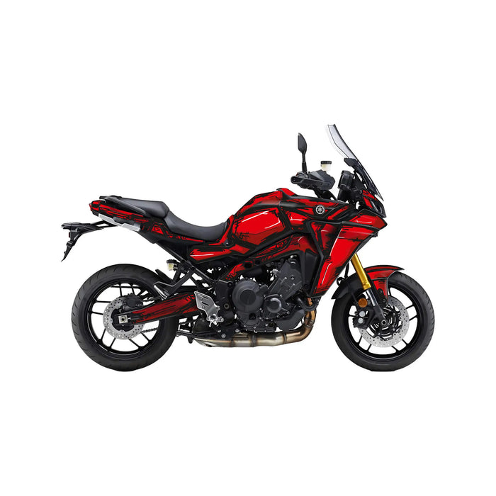 YAMAHA Tracer 9 2021-2024 Red Cartoon Graphics Kit Bikerz Kingdom