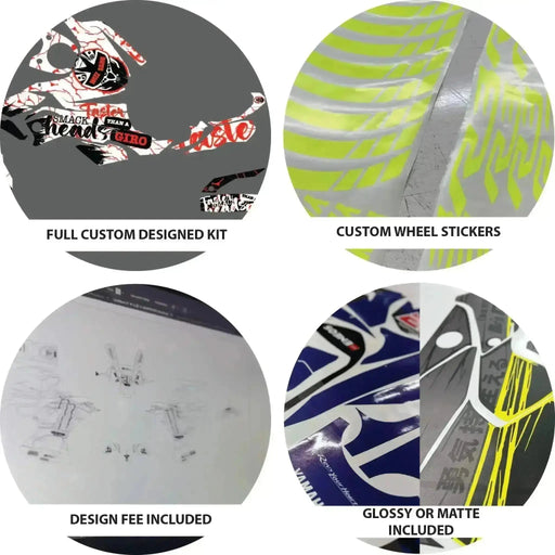 Yamaha | Full Custom Graphic Kit Package | Design it Your Way! Bikerz Kingdom
