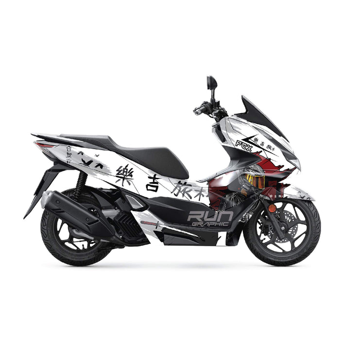 Honda PCX 125 2025 Samurai Rider Graphic Kit Full Decals