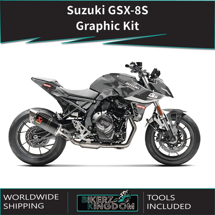 SUZUKİ GSX-8S Camo Graphic Kit 2023-2024 Models Bikerz Kingdom