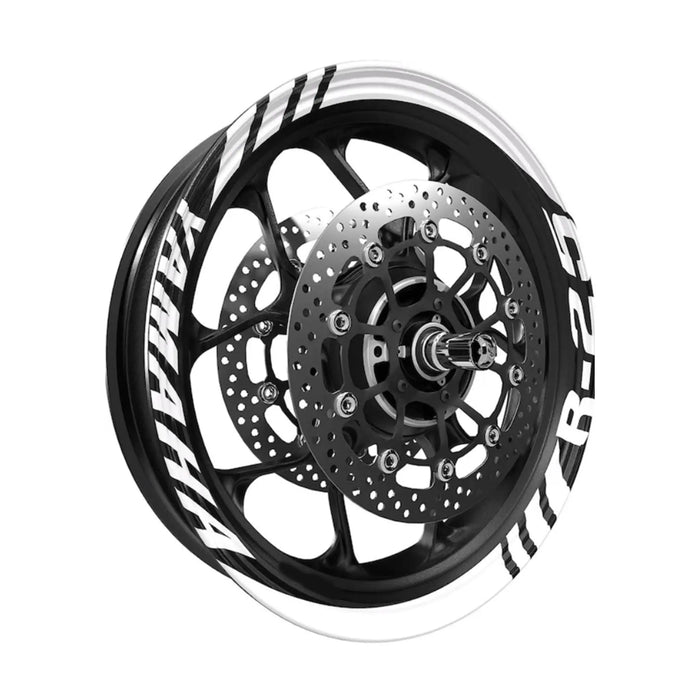 High Quality Yamaha R3 R25 17 inch Motorcycle Vibrant Wheel Rim Stickers Bikerz Kingdom