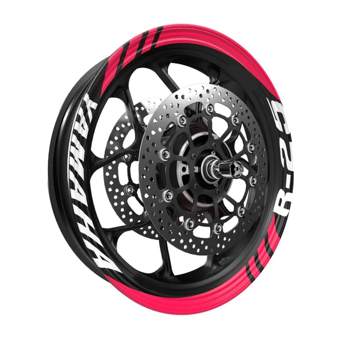 High Quality Yamaha R3 R25 17 inch Motorcycle Vibrant Wheel Rim Stickers Bikerz Kingdom
