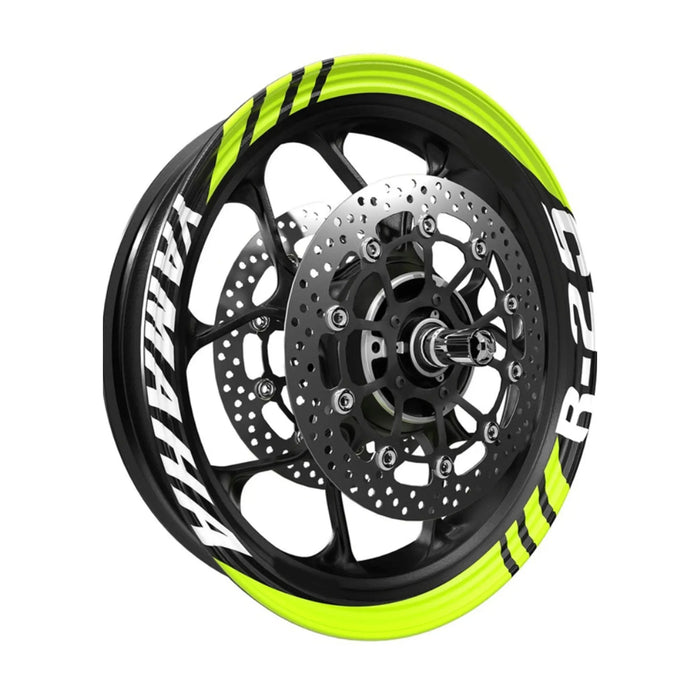 High Quality Yamaha R3 R25 17 inch Motorcycle Vibrant Wheel Rim Stickers Bikerz Kingdom