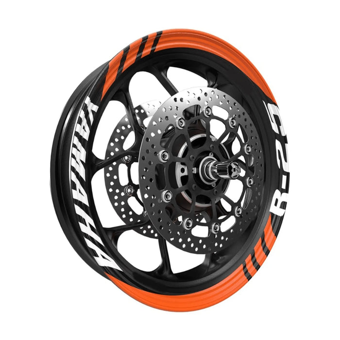 High Quality Yamaha R3 R25 17 inch Motorcycle Vibrant Wheel Rim Stickers Bikerz Kingdom
