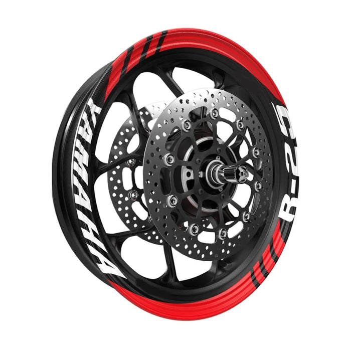 High Quality Yamaha R3 R25 17 inch Motorcycle Vibrant Wheel Rim Stickers Bikerz Kingdom
