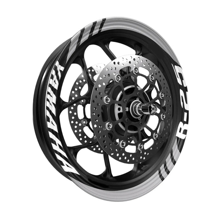 High Quality Yamaha R3 R25 17 inch Motorcycle Vibrant Wheel Rim Stickers Bikerz Kingdom