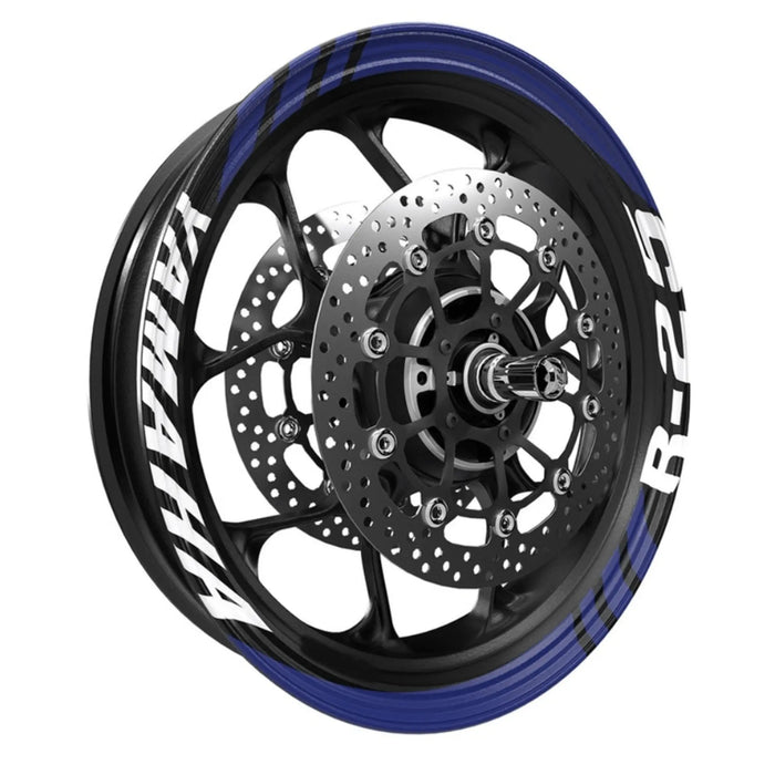 High Quality Yamaha R3 R25 17 inch Motorcycle Vibrant Wheel Rim Stickers Bikerz Kingdom
