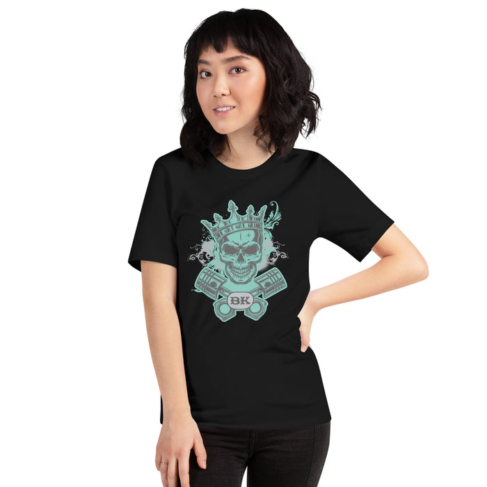 Womens Bikerz Kingdom Skull Tshirt