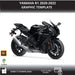 YAMAHA R1 2020-2022 1:1 Vector Graphic Template Bikerz Kingdom