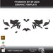 YAMAHA MT09 2024 Motorcycle 1:1 Vector Graphic Template Bikerz Kingdom