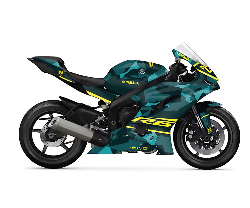 Yamaha YZF R6 Cameo Graphic Kit 2017 - 2024 Models