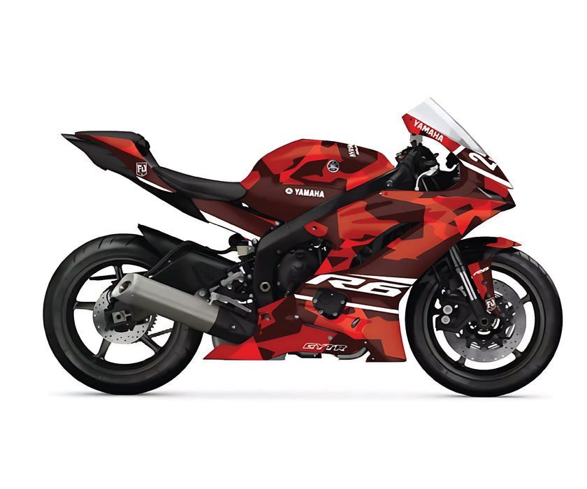 Yamaha YZF R6 Cameo Graphic Kit 2017 - 2024 Models