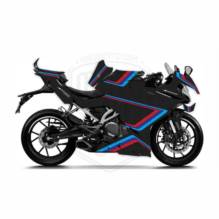 CFMOTO 250 300 SR M Peformance Carbon Look Theme Graphic Kit