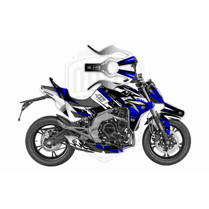 CF Moto 400NK 2017-2021 Dunlop Race Design Theme Graphic Kit