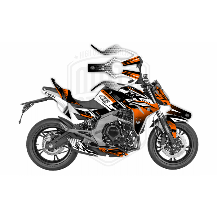 CF Moto 400NK 2017-2021 Dunlop Race Design Theme Graphic Kit