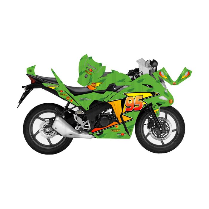 Honda CBR 125 2011-2017 Lightening McQueen Theme Graphic Kit Decal Wrap Set