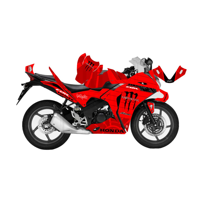Honda CBR 125 2011-2017 Monster Energy Graphic Kit Decal Wrap Set Bikerz Kingdom