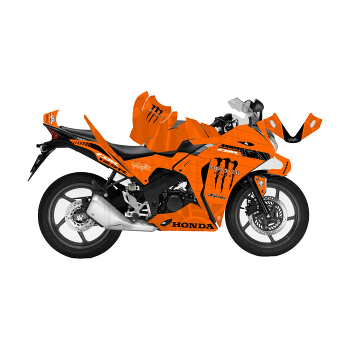Honda CBR 125 2011-2017 Monster Energy Graphic Kit Decal Wrap Set Bikerz Kingdom