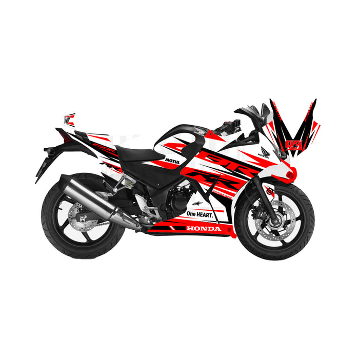 Honda CBR 250 2011-2013 RR Race Lines Theme Graphic Kit
