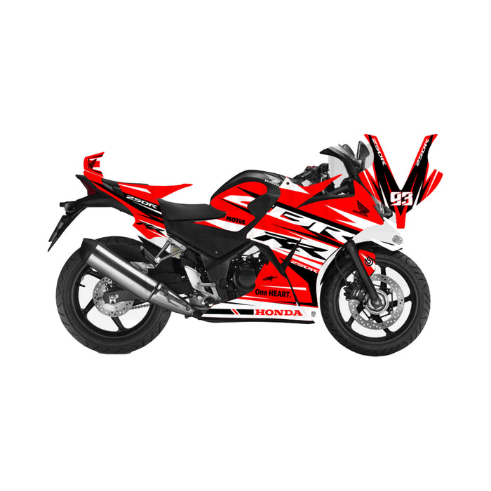 Honda CBR 250 2011-2013 RR Race Lines Theme Graphic Kit