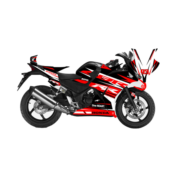 Honda CBR 250 2011-2013 RR Race Lines Theme Graphic Kit