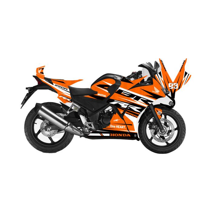 Honda CBR 250 2011-2013 RR Race Lines Theme Graphic Kit