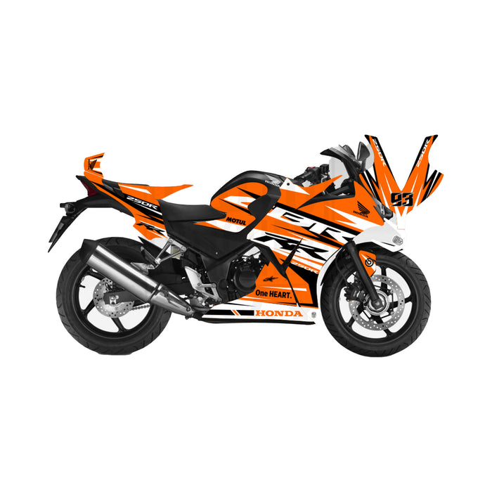 Honda CBR 250 2011-2013 RR Race Lines Theme Graphic Kit
