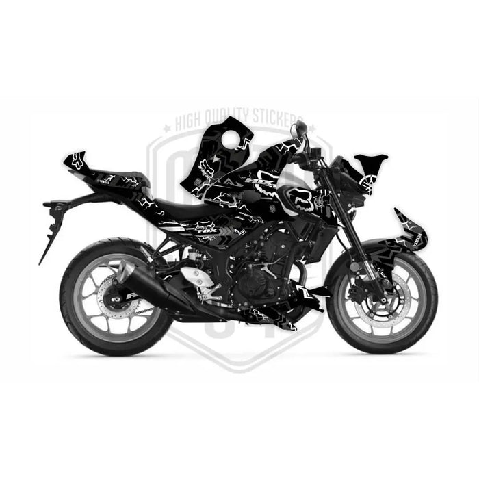Yamaha MT03 Fox Design Graphic Kit fits 2020 - 2023 - Bikerz Kingdom