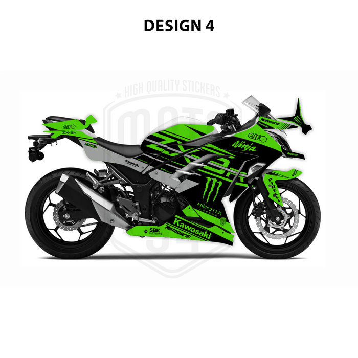 Kawasaki Ninja 300 2012-2016 WSBK Theme Graphic Kit