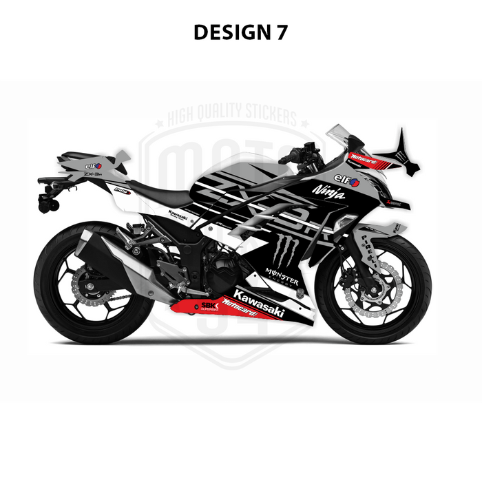 Kawasaki Ninja 300 2012-2016 WSBK Theme Graphic Kit