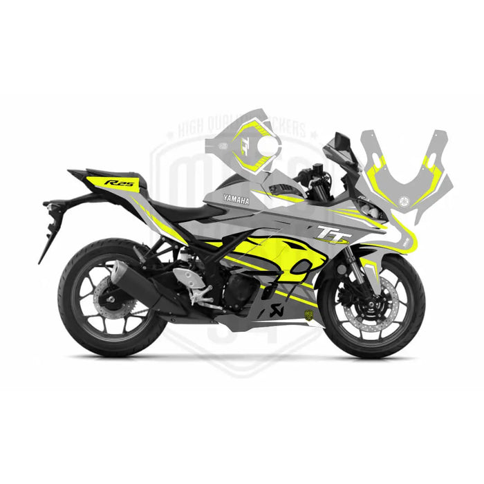 Yamaha R25 VDS Graphic Sticker Decal Wrap Kit Fits Yamaha R3 R25 2019-2022 Bikerz Kingdom