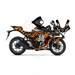 Yamaha R3 Grey Tiger Graphic Sticker Decal Wrap Kit Fits Yamaha R3 R25 2019-2022 Bikerz Kingdom