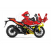 Yamaha Blue Rossi Shark Graphic Sticker Decal Wrap Kit Fits Yamaha R3 R25 2014-2022 Bikerz Kingdom